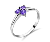 Triple CZ Jewelry Rings NSR-121